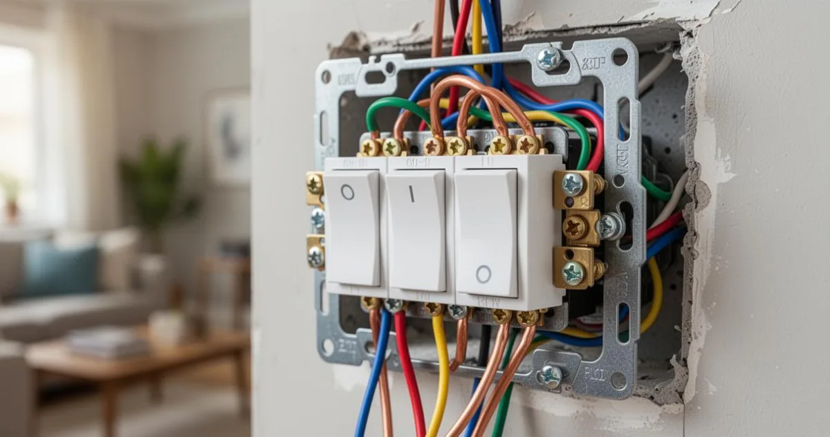 Erreurs de câblage : comment installer 3 interrupteurs pour 2 lampes en toute sécurité – image 3