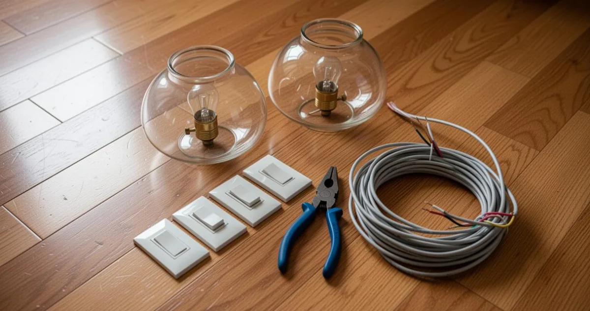 Erreurs de câblage : comment installer 3 interrupteurs pour 2 lampes en toute sécurité – image 4