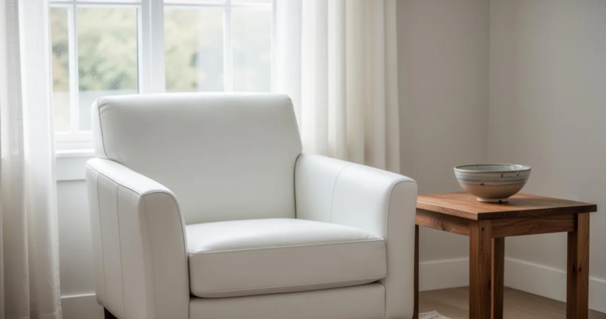 Nettoyage de salon : les 5 meilleures méthodes pour raviver un canapé en simili cuir blanc – image 4