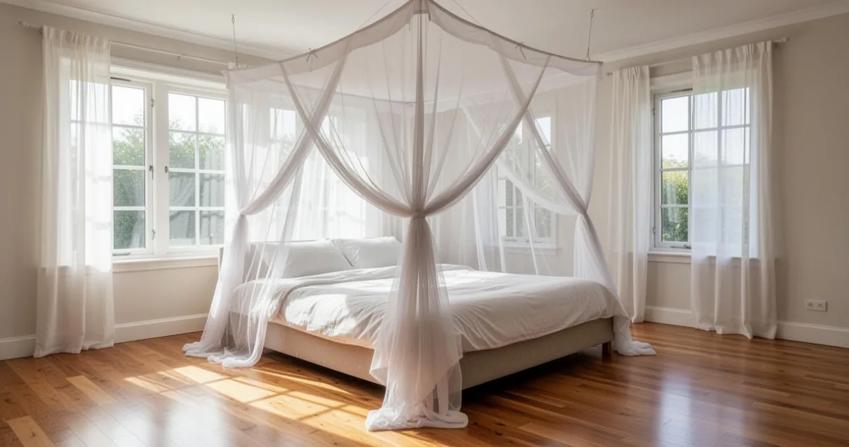 Transformez la chambre de votre bébé avec un ciel de lit moustiquaire vintage au style étoilé