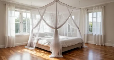 Transformez la chambre de votre bébé avec un ciel de lit moustiquaire vintage au style étoilé