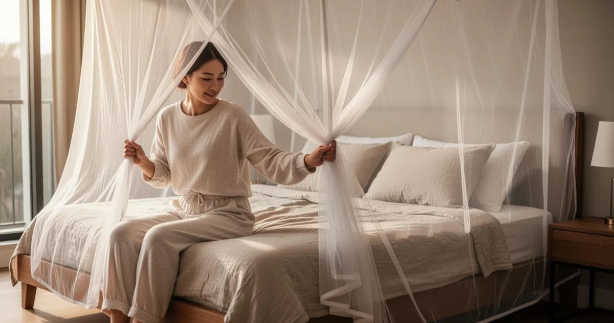 Transformez la chambre de votre bébé avec un ciel de lit moustiquaire vintage au style étoilé – image 2
