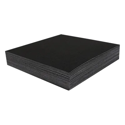 Dalles de tapis carrées noires, 20 pièces – image 3