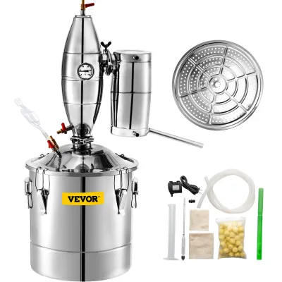 Distillateur d'alcool en acier inoxydable