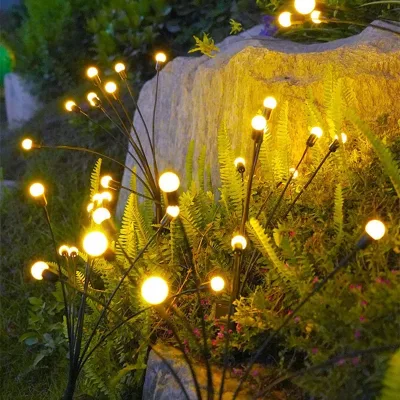 Guirlande solaire lucioles pour jardin, 10 LED – image 2