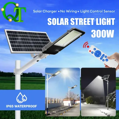 Lampe solaire extérieure en aluminium 300 W