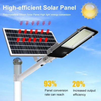 Lampe solaire extérieure en aluminium 300 W – image 3
