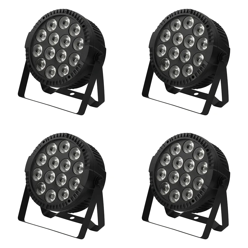 Projecteur de scène LED RGBW 14 LED noir