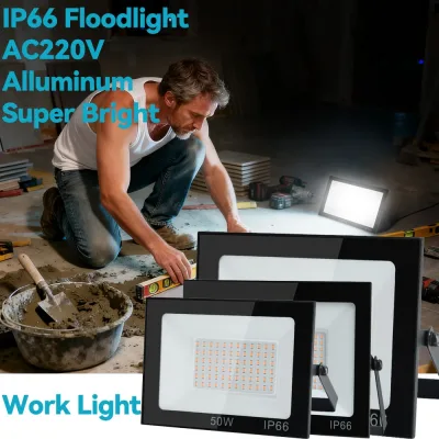 Projecteur LED d'extérieur en aluminium noir