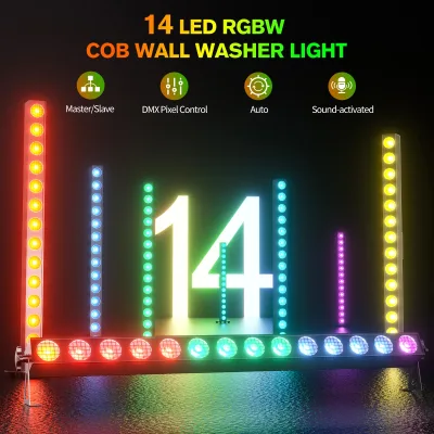 Projecteur mural LED RGBW 14 × 20 W – image 2