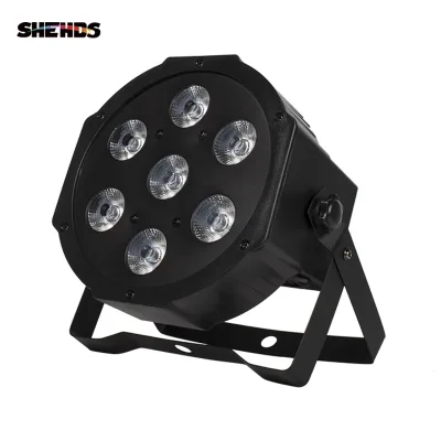 Projecteur Par LED RGBWA UV 7 × 18 W DMX