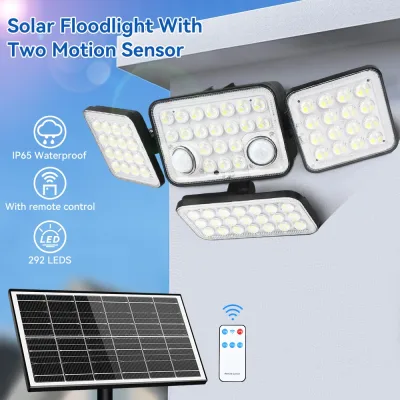 Projecteur solaire à détecteur de mouvement