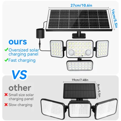 Projecteur solaire à détecteur de mouvement – image 3