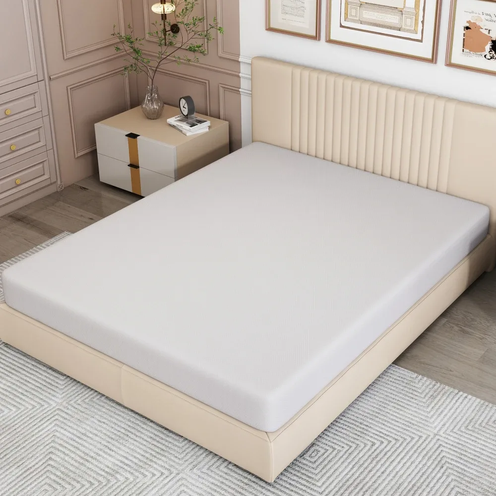 Surmatelas en mousse blanc 140 × 200 cm